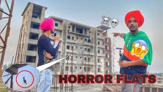 HORROR FLATS in Amritsar ☠️💀haunted abandon place [upl. by Neeoma]