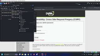 DVWA Low Security CSRF CrossSite Request Forgeryvulnerability walkthrougheductional purpose only [upl. by Yruama]