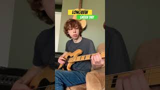 Longview Green Day Bass Riff longview greenday bassguitarriffs [upl. by Yecniuq]