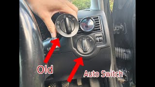 Golf MK4 GTI auto headlights switch upgrade [upl. by Bekah]