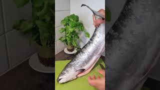 ytshortvideo shorts  How to Make Oven Baked Salmon  How to Baked Whole Salmon  Baked Salmon [upl. by Nyvlem]