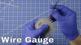 Wire Gauge Gage Basics  measure nonferrous wire with an AWG gauge [upl. by Aldridge]