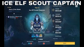 LV 55 ICE ELF SCOUT CAPTAIN ► SOLO LEVELING  ARISE [upl. by Fontes920]