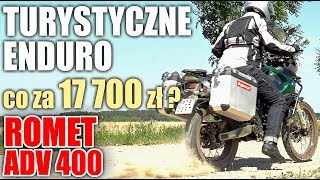 Romet ADV 400 turystyczne enduro za 17 700 zł  czy warto [upl. by Gignac]