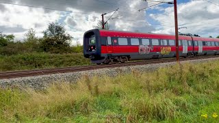 DSB Train ER 2004 Slagelse Denmark [upl. by Orianna]