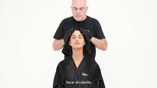 Terapia de Cauterización para tratar el encrespamiento en las capas externas del cabello  Salerm [upl. by Anuaf]