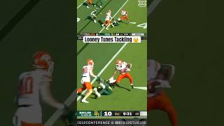 Looney Tunes Tackling 🫣 Brennan Presleys CRAZY TD  Oklahoma State vs Baylor [upl. by Julian]