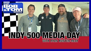 IndyCar Driver Ryan HunterReay Joins Us at Indy 500 Media Day [upl. by Charmane]