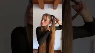 sailor moon hairstyle on 4 feet of hair  ottaviadevivo [upl. by Moriarty]