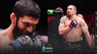 Khamzat Chimaev amp Robert Whittaker walkout ahead of UFC308 🔥 [upl. by Rodmur]