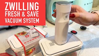 Zwilling Fresh amp Save Vacuum System Review  Life in CANADA Vlog [upl. by Tnomel789]