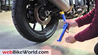 Snapjack Portable Motorcycle Lift Jack [upl. by Euqilegna116]