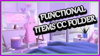 sims 4 functional furniture cc folder 1GB UPDATED OBJECTS [upl. by Airamzul35]