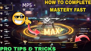 HOW TO COMPLETE WEAPON MASTERY  FREE FIRE WEAPON MASTERY PRO TIPS  HOW TO GET PRO FIRING BUTTON [upl. by Nileek606]