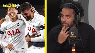 Tom Huddlestone QUESTIONS If Its MORE IMPORTANT For Tottenham To Win A Cup Than Qualify For UCL🤔👀 [upl. by Tila]