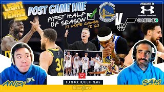 The Warriors First Half is Over and Klay Came off the bench [upl. by Dleifxam]