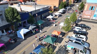 Uhrichsville Ohio debut farmers market walk thru [upl. by Einniw]