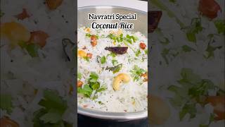 Coconut Rice Recipe for Navratri  How to make coconut rice  Kobbari Annam coconutrice navratri [upl. by Nikral470]