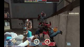 LONGEST CONGA LINE TF2  fixtf2 savetf2 [upl. by Ecirtram]