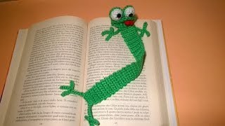 Rana Segnalibro Uncinetto Tutorial Amigurumi 🐸 Frog Bookmark Crochet  Rana Marcapaginas Crochet [upl. by Mode]