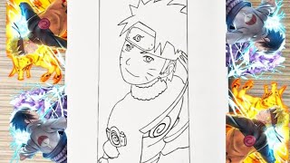 COMMENT DESSINER NARUTO FACILEMENT TUTO [upl. by Lyrem]