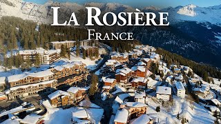 La Rosière ski resort 4K  2 Countries FRA ITA 1 Ski Area [upl. by Aitahs867]