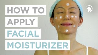 How To Apply Facial Moisturizer CORRECTLY 🧖‍♀️ [upl. by Legnaesoj]