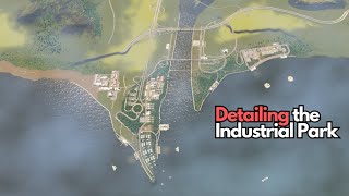 How to Detail Industrial Park in Cities Skylines [upl. by Adnaram]