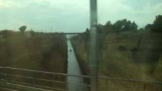 Crossing the Corinth Canal [upl. by Yllim]