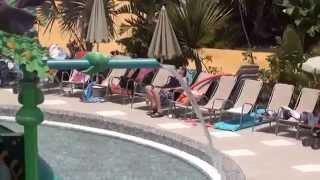 Lanzasur Splash Resort  Aqualava waterpark  Playa Blanca Lanzarote [upl. by Elnora]