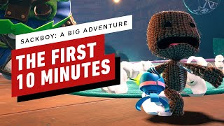 The First 10 Minutes of Sackboy A Big Adventure on PS5 4K [upl. by Euell]