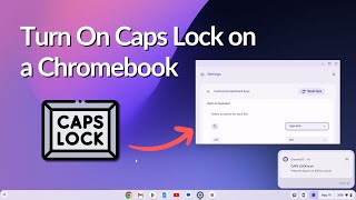 How to Turn On Caps Lock on a Chromebook [upl. by Michaele]