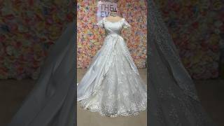 Christian Wedding White Bridal Gown  Apsara amp TheEvain [upl. by Eerdua]