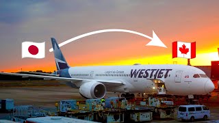 WestJet 787 Review  Tokyo to Calgary  Economy Class [upl. by Bertrand869]