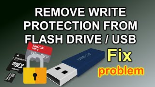 🔓How to REMOVE Write Protection from ANY USB Drive➡️Without Losing Files Fix [upl. by Yecrad365]