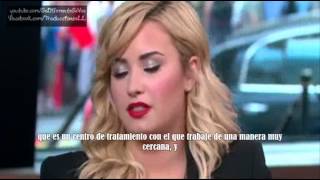 Demi Lovato habla de la muerte de su papá subtitulado en español GMA 2013 [upl. by Toney]