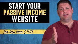 How Much Does It Cost to Start a Passive Income Website [upl. by Enivid]