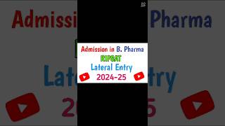 Admission in B PharmaRIPSATlateral Entryadmissionbpharmadpharmaripsatcounselling [upl. by Lemaj]