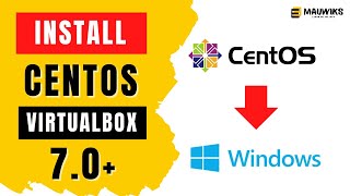 How to INSTALL CentOS 7 on Virtualbox 704 in Windows 10 [upl. by Schaeffer706]