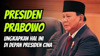 Full Terjemahan Prabowo Ungkapkan Hal Ini ke Presiden Cina [upl. by Theodoric]