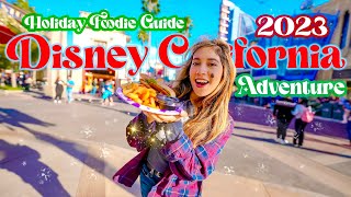 Disneys California Adventure Holiday Foodie Guide  Disneyland Resort 2023 [upl. by Trevor]