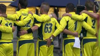 Usman Khwaja Grabs Adam Zampas Bum during National Anthem  Funny Cricket Moment [upl. by Lochner]