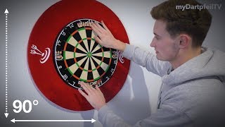 Dartscheibe aufhängen LIKE A BOSS mit Anleitung  myDartpfeil [upl. by Bravin384]