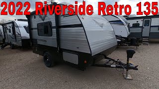 2022 Riverside Retro 135  RetroCool Ultra Lite Travel Trailer  OffRoad Package [upl. by Ailegnave366]