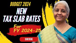 New Income Tax Slab 202425  Tax Slab Rate for AY 202425  Income Tax Slab 202425 [upl. by Anahahs]