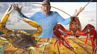 Blue Crabs n Crawdads Catch Clean Cook Southern Louisiana Seafood Boil [upl. by Lal]