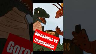 Gorosaurus vs Titanosaurus godzillacartoon kaiju godzilla godzillavskong godzillaminusone [upl. by Melinda]