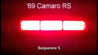 1969 Camaro RS Sequential LED Tail Lights by Easy Performance Products [upl. by Cirdes]