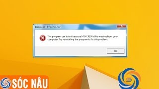 Lỗi thiếu file mfc100dll Is Missing [upl. by Eibrab]