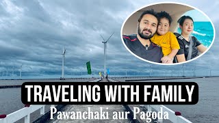 Traveling With Family Vlog2  Pawanchaki aur Pagoda Visit Kiya [upl. by Sams]